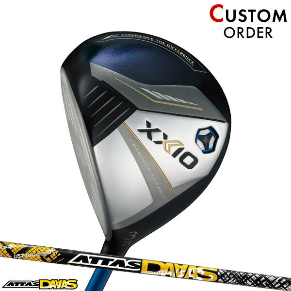 メーカー正規カスタムオーダー 左用 ゼクシオ 13 フェアウェイウッド 2024年モデル ATTAS DAAAS (アッタス ダース) シャフト装着仕様 ダンロップ XXIO 13 FW 左打ち用 レフティー ATTAS12