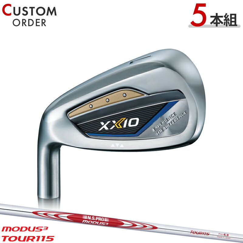 メーカー正規カスタムオーダー 左用 ゼクシオ 13 アイアン 2023年モデル 5本セット (#6-#9,PW) モーダス3 ツアー 115 シャフト装着仕様 ダンロップ XXIO 13 左打用 レフティー MODUS3 TOUR 115