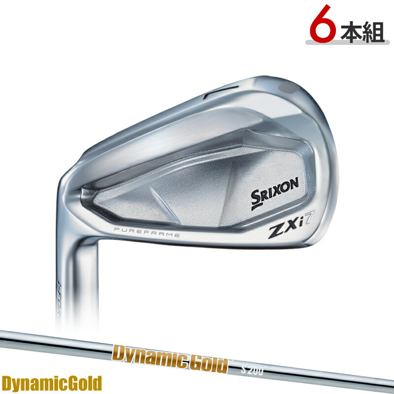 【取寄】 左用 スリクソン ZXi7 アイアン 2024年モデル 6本セット (#5-#9,PW) ダイナミックゴールド HT シャフト装着仕様 ダンロップ SRIXON 左打用 レフティー DynamicGold DG