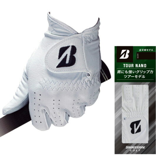 【あす楽】ブリヂストンゴルフ TOUR NANO ゴルフグローブ GLG19 合成皮革_全天候モデル#BRIDGESTONEGOLF#ツアーナノ#メンズゴルフ手袋