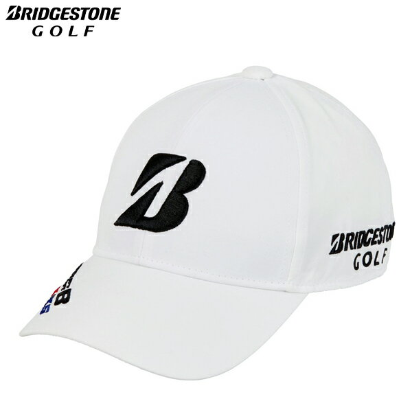 ブリヂストン 【あす楽対応】ブリヂストンゴルフ プロモデルキャップ 白/黒 (WK) CPG24A 2024年モデル#BRIDGESTONEGOLF#帽子&バイザー