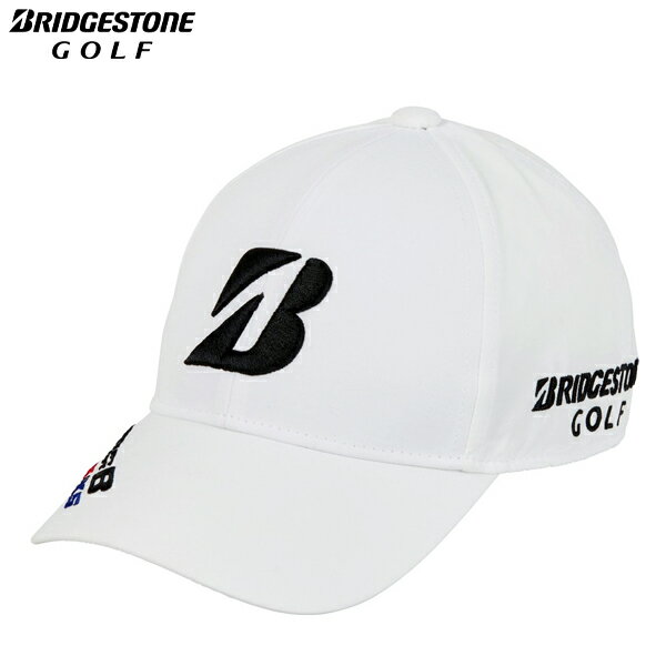 【即納】ブリヂストンゴルフ プロモデルキャップ 白/黒 (WK) CPG24A 2024年モデル BRIDGESTONEGOLF 帽子&バイザー