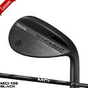 メーカー正規カスタムオーダー マジェスティ Wモーメント ウェッジ ノーメッキQPQ MCI100 BLACK シャフト装着仕様 MAJESTY W-MOMENT ブラック フジクラMCIブラック(4)