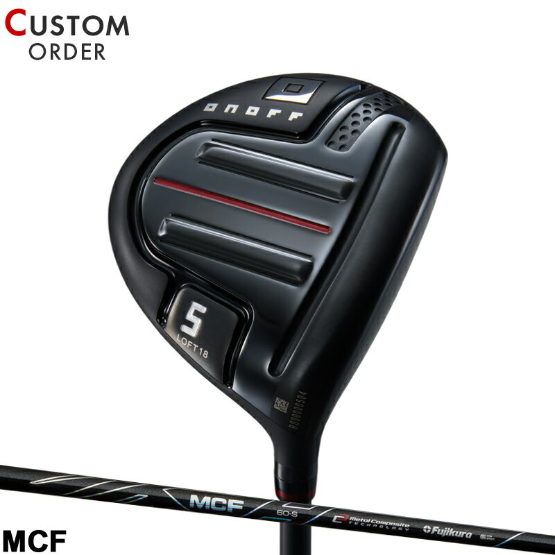 メーカー正規カスタムオーダー オノフ アカ フェアウェイウッド アームズ フジクラ MCF カーボンシャフト ONOFF AKA 赤 3W/5W/7W MCF 2024年モデル