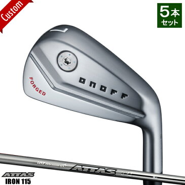 【カスタム】2022 黒オノフ フォージドアイアン5本セット (#6-#9,PW)ATTAS IRON 115 シャフト装着仕様#ONOFF#アッタスアイアン115