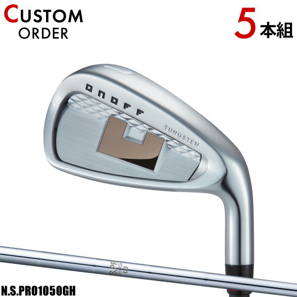 メーカー正規カスタムオーダー 赤オノフ アイアン 2024年モデル 5本セット(#6-#9,PW) N.S.PRO1050GH シャフト装着仕様 グローブライド ONOFF AKA アカ IR NSプロ1050GH その1