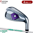 メーカー正規カスタムオーダー 女性用 オノフ レディ アイアンセット 4本組 #7-#9,PW NSプロ 750GH ネオ スチールシャフト ONOFF LAD...