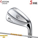 メーカー正規カスタムオーダー 本間ゴルフ ツアーワールド TW767 Hx アイアン 5本セット (#6-#9,PW) ダイナミックゴールド 105 シャフト装...