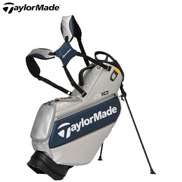 テーラーメイド グローバルツアー スタンドバッグ UN025 シルバー/ネイビー 2024年モデル#TaylorMade#2024 キャディバッグ/ゴルフバッグ/アクセサリー