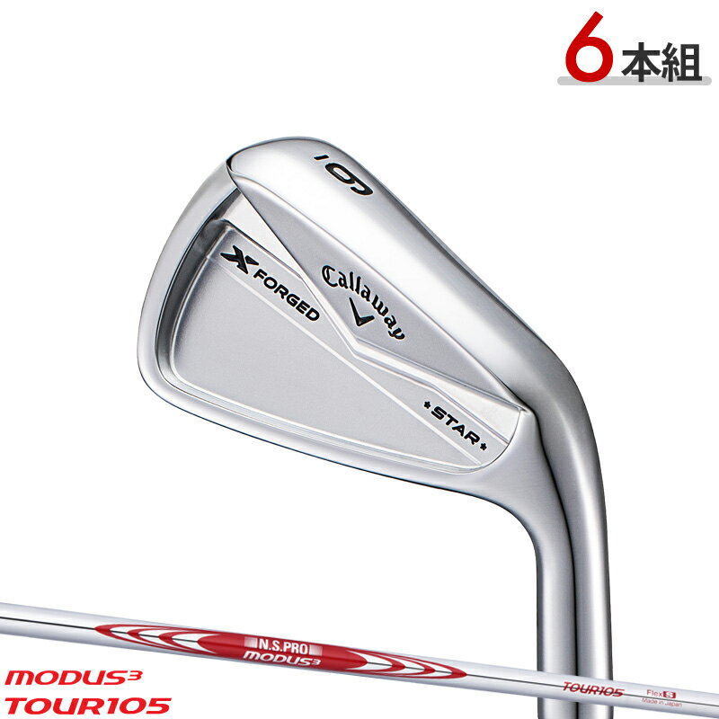  yΉ LEFC X tH[Wh X^[ ACA 2024Nf6{Zbg (#5-#9,PW)[_X3 cA[105 Vtgdl#Callaway#X FORGED STAR#IR#Ełp#N.S.PRO MODUS3 TOUR105