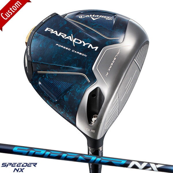 【カスタム】キャロウェイ パラダイム ドライバーSPEEDER NX シャフト装着仕様#Callaway#2023#PARADYM#DR#右打ち用#スピーダーNXのサムネイル