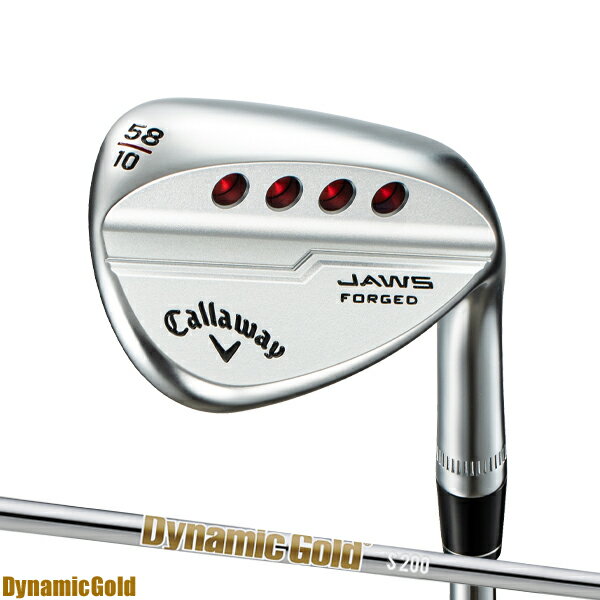 キャロウェイ JAWS FORGED ウェッジ クロムメッキ仕上げダイナミックゴールド シャフト装着仕様#Callaway#ジョーズフォージド#シルバー#DynamicGold#DG