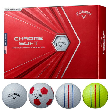 キャロウェイ NEW クロムソフト 2020 ゴルフボール1ダース/12個入り#Callaway#CW#CHROME_SOFT_BALL#グラフェン