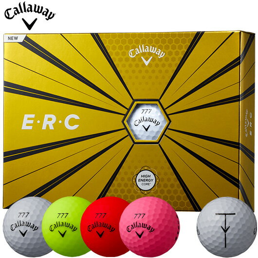 キャロウェイ E・R・C ボール 1ダース/12個入り (全4色)#2019年モデル#Callaway#CW#BALL#ERC#ゴルフボール