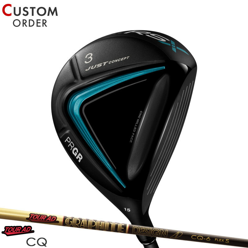 メーカー正規カスタムオーダー プロギア RS フェアウェイウッド 2024年モデル TOUR AD CQ シャフト装着仕様 PRGR 24RSFW ツアーAD CQ