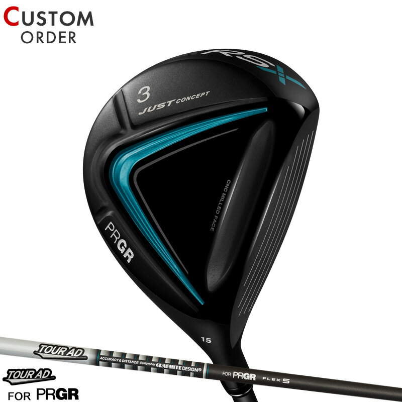 メーカー正規カスタムオーダー プロギア RS フェアウェイウッド 2024年モデル TOUR AD FOR PRGR シャフト装着仕様 PRGR 24RSFW ツアーAD