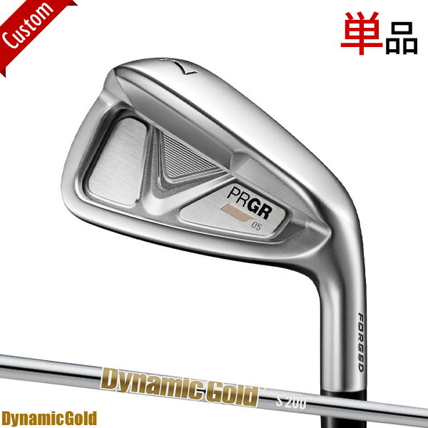 メーカー正規カスタムオーダー プロギア 05 アイアン 2023年モデル 単品販売 (#6/52度/57度) ダイナミックゴールド シャフト装着仕様 PRGR ゼロゴアイアン DynamicGold DG