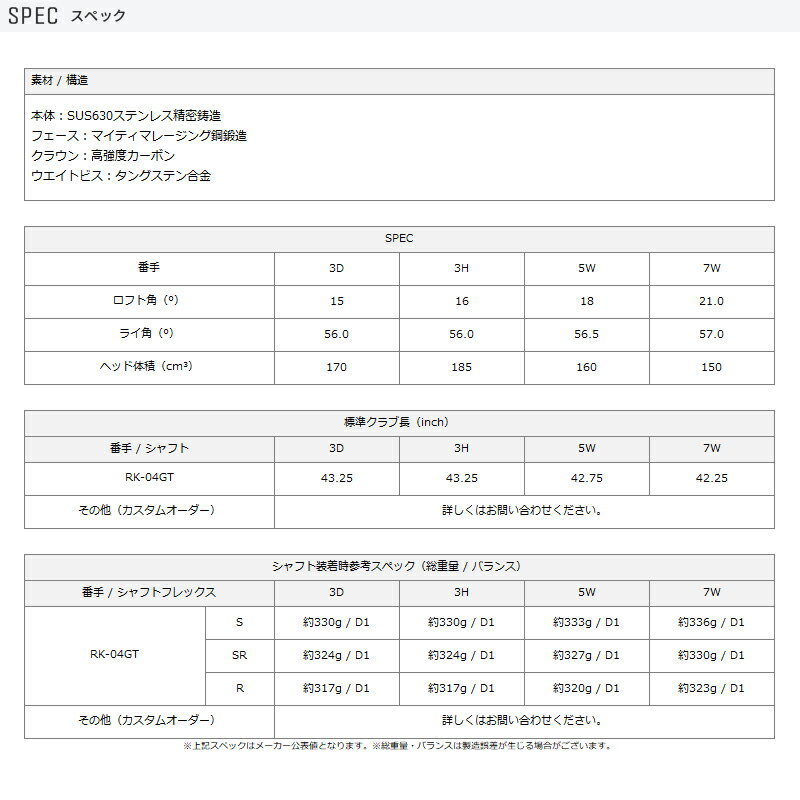 メーカー正規カスタムオーダー ヨネックス EZONE GT フェアウェイウッド 2024年モデル レクシス カイザ HP シャフト装着仕様 YONEX Eゾーン イーゾーン REXIS KAIZA-HP