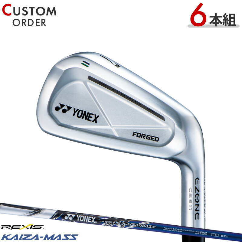 メーカー正規カスタムオーダー ヨネックス EZONE CB511 フォージドアイアン 6本セット (#5-#9,PW) レク..