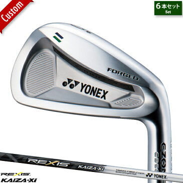 【カスタム】ヨネックス EZONE CB501 Forged アイアン6本セット (#5-#9,PW)REXIS KAIZA-Xi シャフト装着仕様#YONEX#E-ZONE_CB-501_FG#イーゾーンCB501フォージド_IR#レクシス_カイザXi