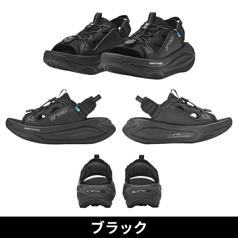 YONEX パワークッション サンダル シューズ　ブラック　27cm 楽天市場】ヨネックス パワークッション サンダルの通販