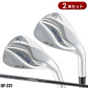 【即納】【2本セット】 キャスコ ドルフィンウェッジ DW-125G クロムメッキ仕上げ DP-231 シャフト装着仕様KASCO DOLPHINWEDGE D...