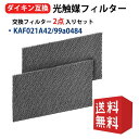 ダイキン互換品 光触媒フィルター エアコンフィルター KAF021A42 2枚入り エアコン用交換フィルター (枠なし) 99a0484 エアコン フィルター 交換フィルター 型名 kaf021a42 2枚入り 送料無料