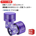 ダイソン 掃除機 V10 SV12 シリーズ用 フィルター 969082-2 Dyson 軽量 Cyclone V10 Fluffy SV12 FF LF 互換 Cyclone V10 Motorhead (SV12 MH YE) 2個入り 送料無料 型名
