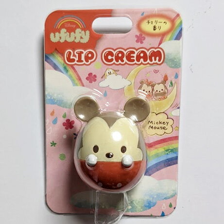 【ポイント10倍 5/27 1:59まで】ufufy ディズニー リップクリーム ミッキー チェリーの香り