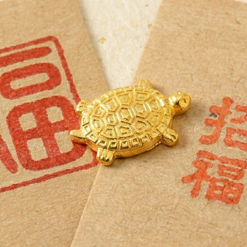 金運 お守り 銭亀 財布に入れる 黄金 ミニ 置物 縁起物 プチギフト【選べる福封筒】【メール便対応 ...