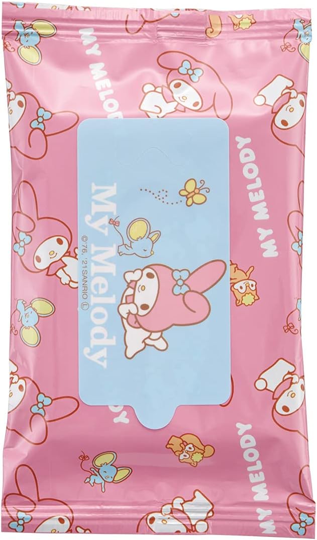【ポイント10倍 8/11 1:59まで】虫よけウェットティッシュ マイメロディ(My Melody) 15枚入り【メール便対応可能:3サイズ】