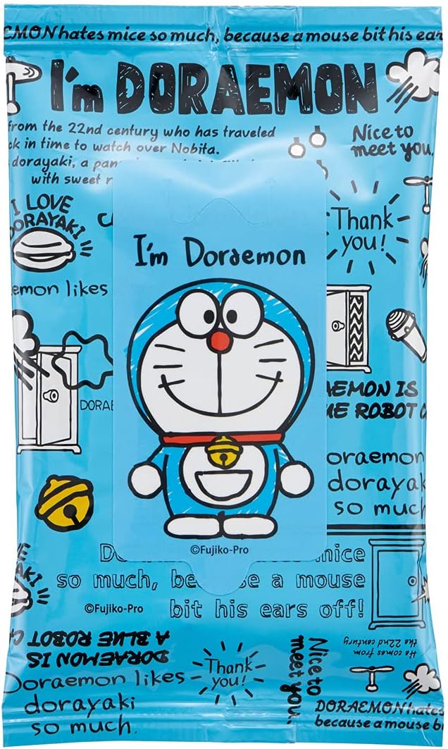 虫よけウェットティッシュ I’mドラえもん 15枚入り【メール便対応可能:3サイズ】