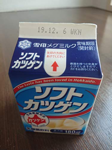 北海道ご当地ドリンク 雪印メグミルク ソフトカツゲン 180ml 24本