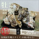 北海道/釧路町仙鳳趾/生牡蠣 L20個/(100~130g目安)旨い牡蠣