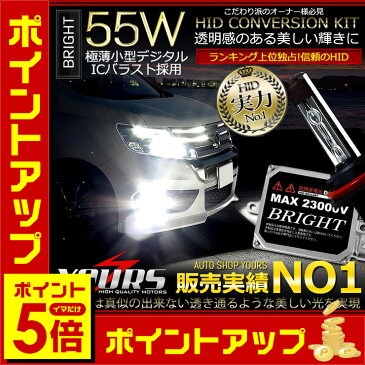 BRIGHT 55W HIDキット◆H11,H8,H1,H3,H4,H7,HB3,HB4 【PHILIPS仕様】完全防水デジタルICバラスト採用