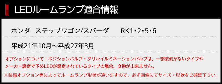 [RSL]【あす楽対応】[専用カーテシセット] ホンダ ステップワゴン・スパーダ RK1 RK2 RK5 RK6 専用設計 LED ルームランプ セット【専用工具付】 HONDA STEPWGN SPADA　送料無料