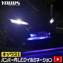 【30日は20 OFF！】【本日10％OFF！】キックス KICKS 専用 バンパー内 LEDイルミネーション【全2色】ホワイト ブルー KICKS グリル LED イルミネーション カスタム アクセサリー パーツ カスタム ドレスアップ 5