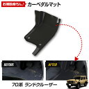 70系 ランドクルーザー 専用 カーペダルマット 復刻版 LAND CRUISER 70 ランクル フロアマット 運転席 足元 トレー プラスチック カスタム ...