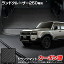 250系 ランドクルーザー 専用 カーボン調トランク マット ラゲッジマット ラバー マット 防水 防汚 傷防止 カバー カーマット トレー 内装 純正タイプ ...