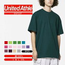  ユナイテッドアスレ 5.6オンス ハイクオリティー Tシャツ 5001-01 半袖 クルーネック 綿100％ トップス United Athle 5.6oz メンズ レディース 男女兼用 コットン 厚手 S M L XXL 無地 綿 カットソー ヘビーウェイト 安い