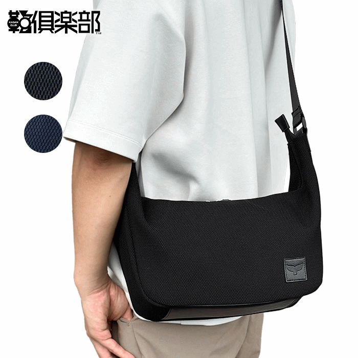 乐天商城 - ショルダーバッグ メンズ 軽量 斜めがけ かっこいい カジュアル アウトドア 旅行 メッシュ風 鞄倶楽部 鞄クラブ