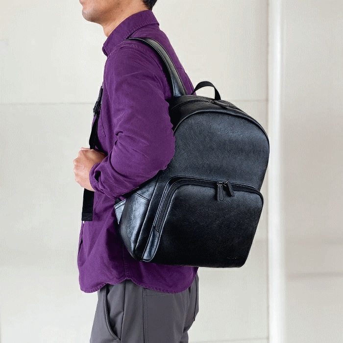 乐天商城 - リュック デイパック メンズ レディース A4サイズ カジュアル 縦 縦型 水シボ 大開き 軽量 街持ち おしゃれ 鞄倶楽部 鞄クラブ