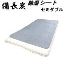 除湿シート 備長炭入り 除湿マット セミダブル 110cmX180cm 消臭 除湿【P2】