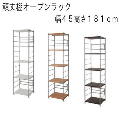 【送料無料】頑丈棚オープンラック　幅45高さ181cm　スチールラック【P10】