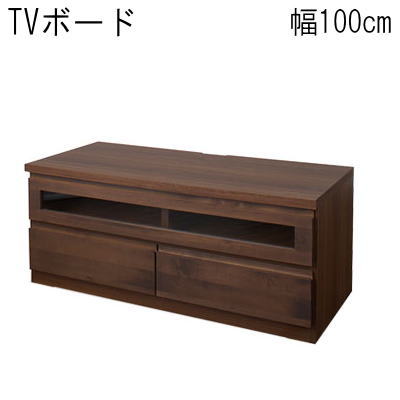 乐天商城 - 【送料無料】TVボード100幅　ダークブラウン　国産品 完成品AV収納【P10】