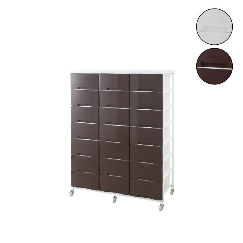 チェスト キャスター付き 衣類収納 ワゴン 3列×7段 日本製【P2】