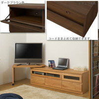 【送料無料】回転盤付きTVボード150幅 ナチュラル 国産品 完成品【P10】