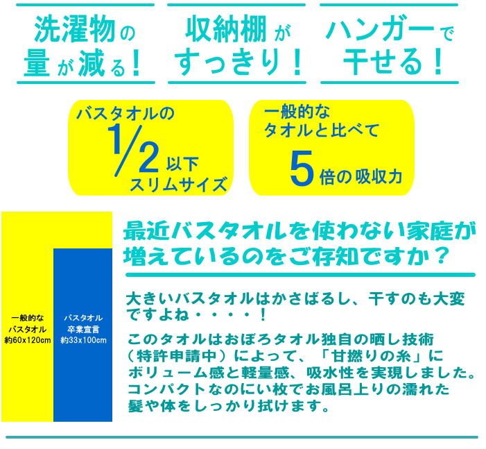 【6個以上ご購入で送料無料】バスタオル タオル 卒業宣言 約33x100cm 綿100% おぼろタオル 吸水 日本製【P2】