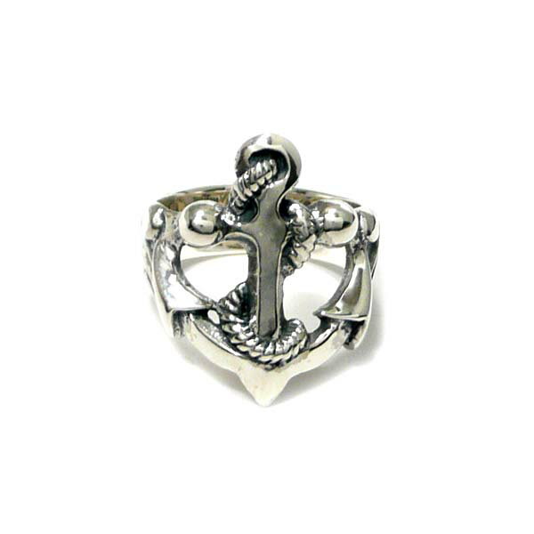 クレイジーピッグ Crazy Pig Designs リング スモール アンカー (いかり) 11.8号 cpd1028 シルバーアク..