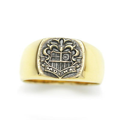 アクセサリー リング K10リング フラッグエンブレム ゴールド ダグダート DR-274G